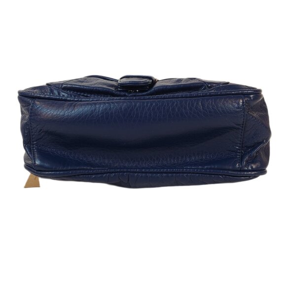 Ampere Creations Lorie Crossbody Navy Blue Vegan Leather Handbag w/ Dust Bag NWT - Picture 5 of 15